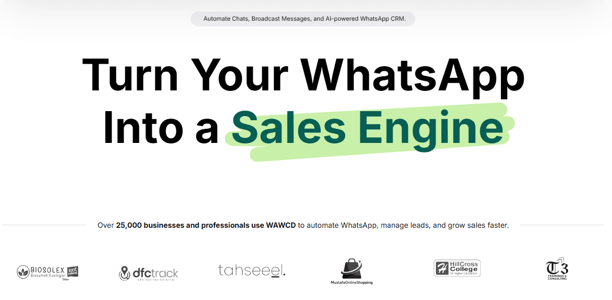 WAWCD WhatsApp sales engine